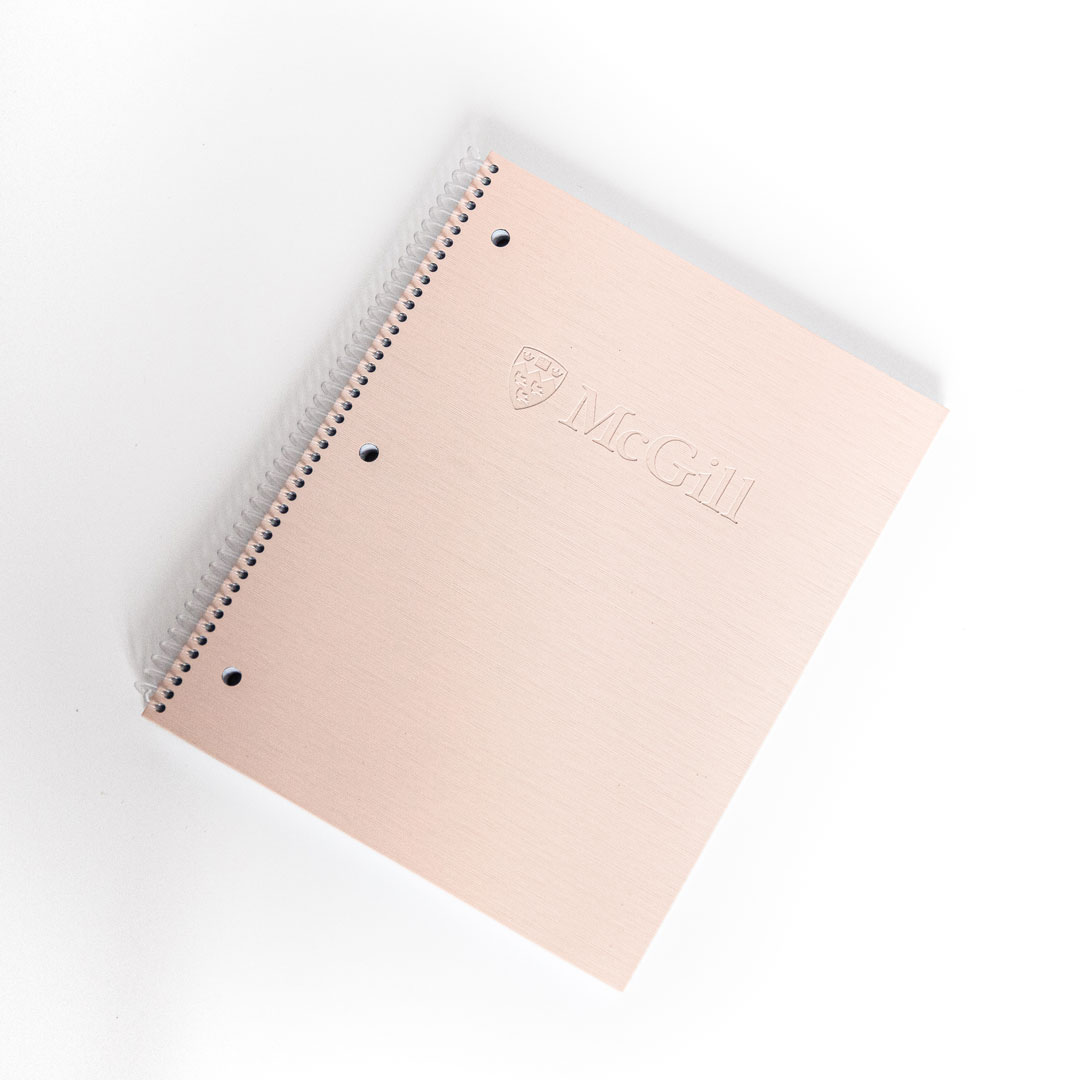 McGill 2-Subject Poly Cover Notebook