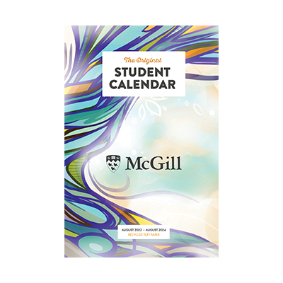 McGill 2023-2024 Student Calendar
