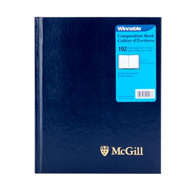 McGill University Composition Book BLUE