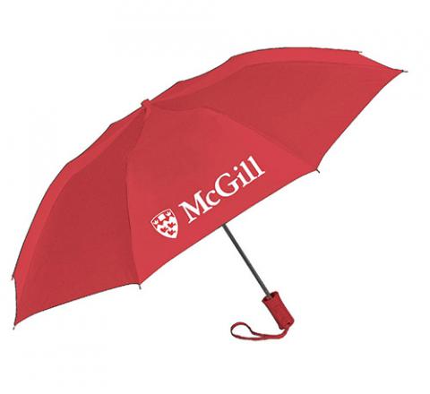McGill Classic Auto-Open Umbrella RED