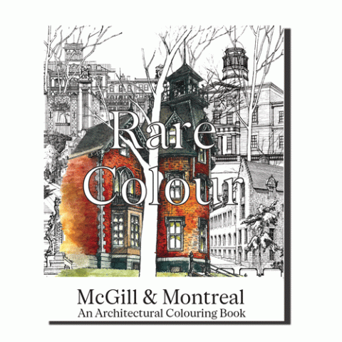 McGill Rare Architectural Colouring Book Cover