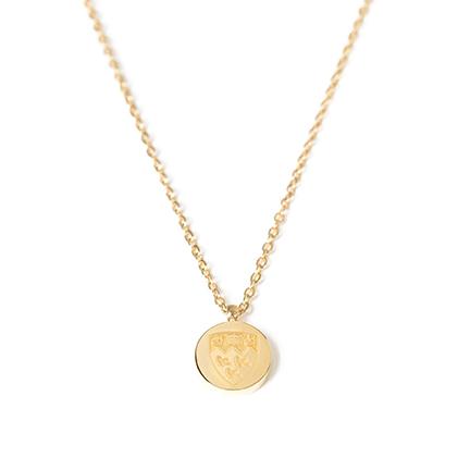 MCGILL NECKLACE CRESTED LAYERING GOLD SS	